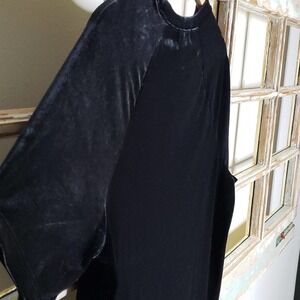 Open Edit ladies size small black velour tunic